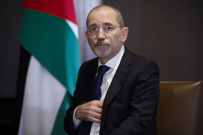 Jordanian Foreign Minister Ayman Safadi. (File/AFP)