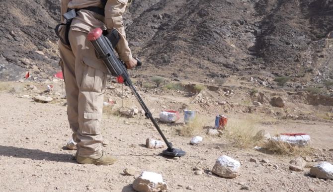 Saudi Arabia’s Project Masam dismantled 725 mines in Yemen, planted by the Iran-backed Houthi militia, in the first week of January. (File/Masam)