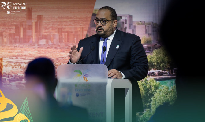 Saudi Arabia’s minister of economy and planning, Faisal Alibrahim. (X: @Riyadh_Expo2030)