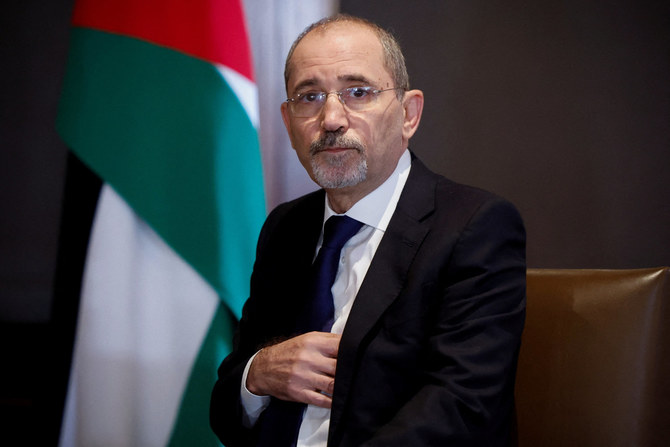 Jordanian Foreign Minister Ayman Safadi says Israeli PM Benjamin Netanyahu and his extremist ministers are trying to drag the region into war. (Reuters)