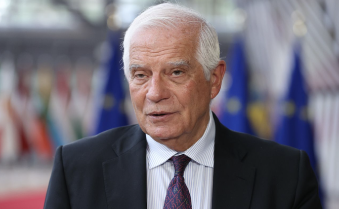 Josep Borrell said that the conflict between Israel and Hamas was the “most urgent geopolitical issue we have to deal with.” (Reuters/File Photo)