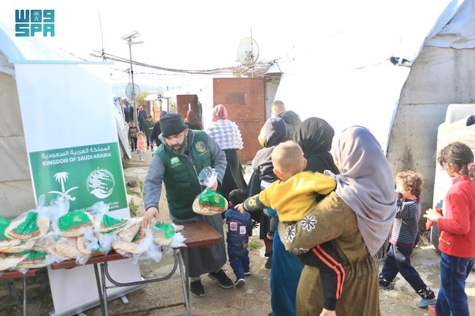 KSrelief launched Al-Amal Charitable Bakery Project in Akkar Governorate, Lebanon. (SPA)