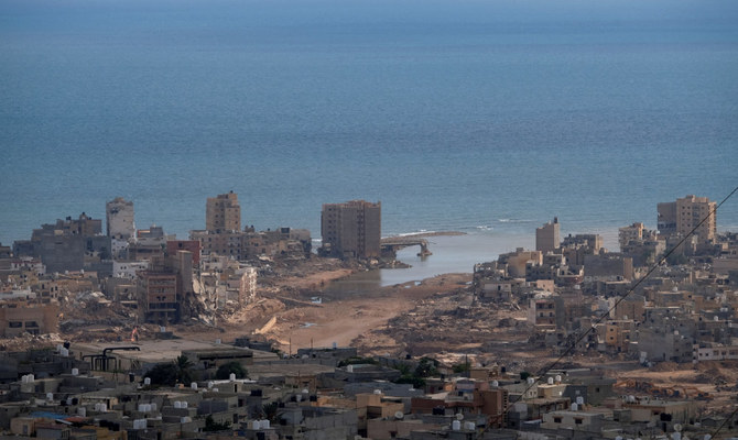 A view shows Derna city, in the aftermath of the floods in Derna, Libya on September 30, 2023. (Reuters)