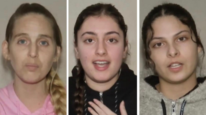 The three women have been identified by AFP using official and community sources. (Social media)