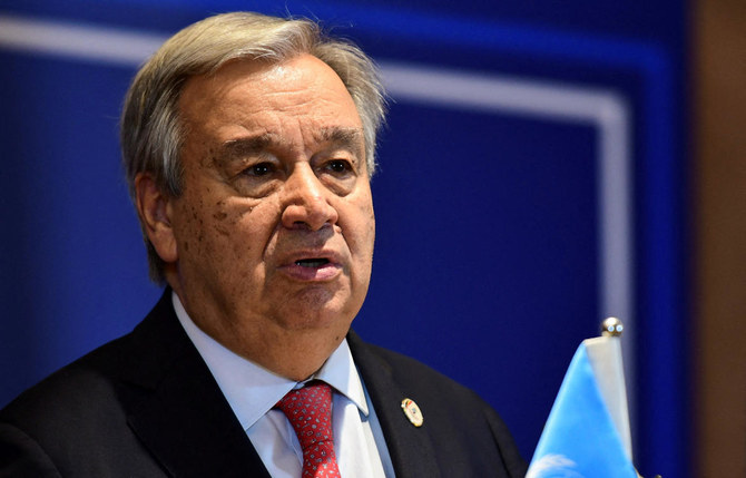 In his first direct comments on the issue, UN chief Antonio Guterres gave details about the UNRWA staffers implicated in the “abhorrent alleged acts.” (File/Reuters)