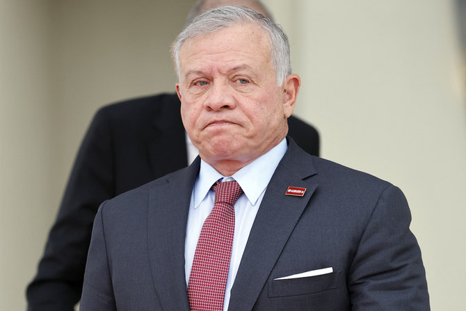 Jordan’s King Abdullah II. (File/AFP)