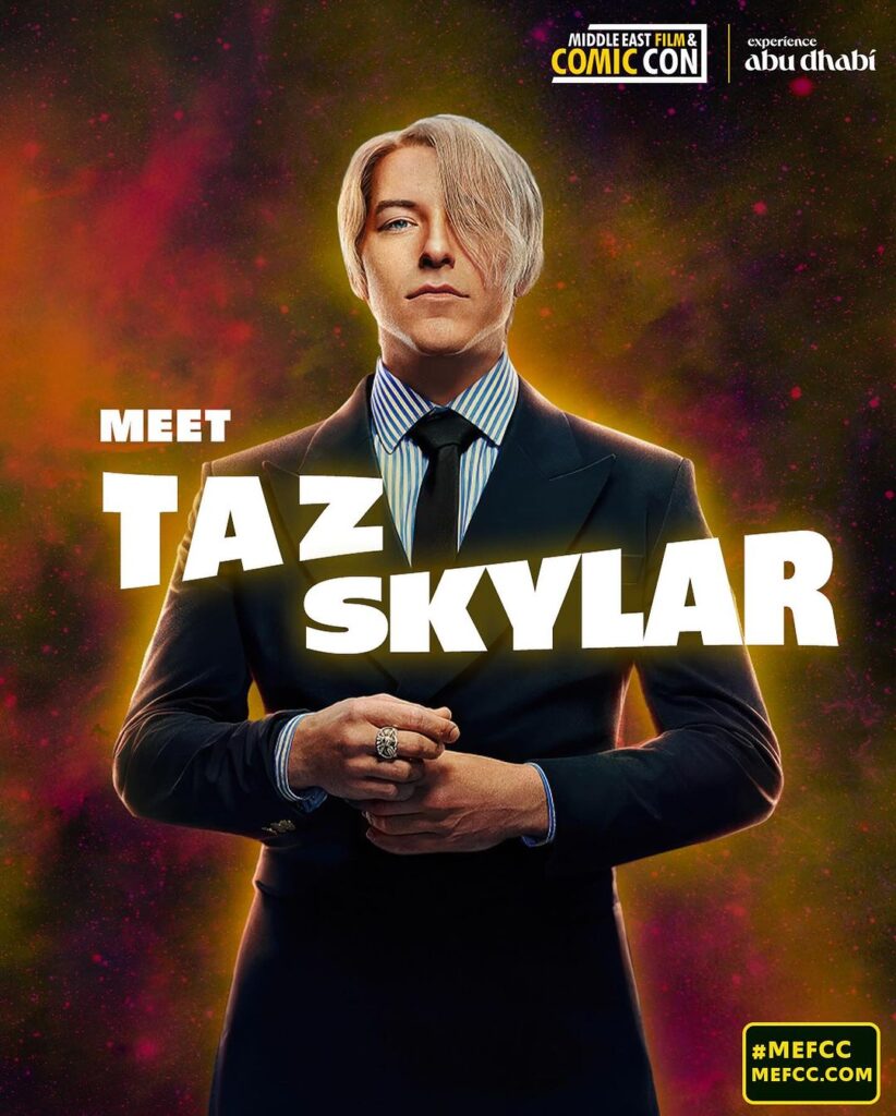 Tarek Yassin Skylar,  better known as Taz Skylar, is a Spanish-British actor of Lebanese descent. He is known for his role as Sanji in Netflix's live action adaptation of 
