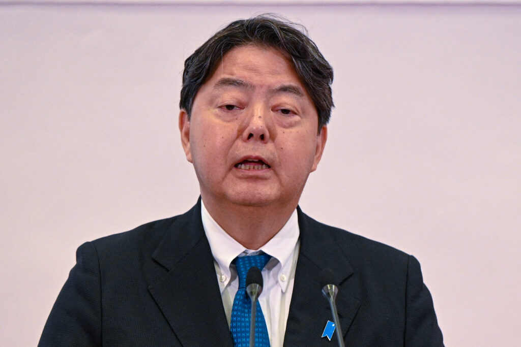 Hayashi told the governor that Tokyo will work on arranging a related task force meeting with Okinawa to discuss measures to reduce the burden of hosting U.S. bases on the prefecture. (AFP)