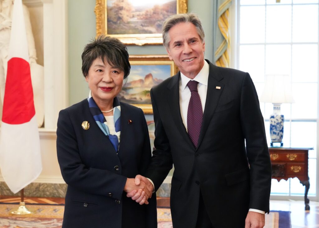 This is Kamikawa's first visit to Washington since becoming foreign minister in September last year. (MOFA)