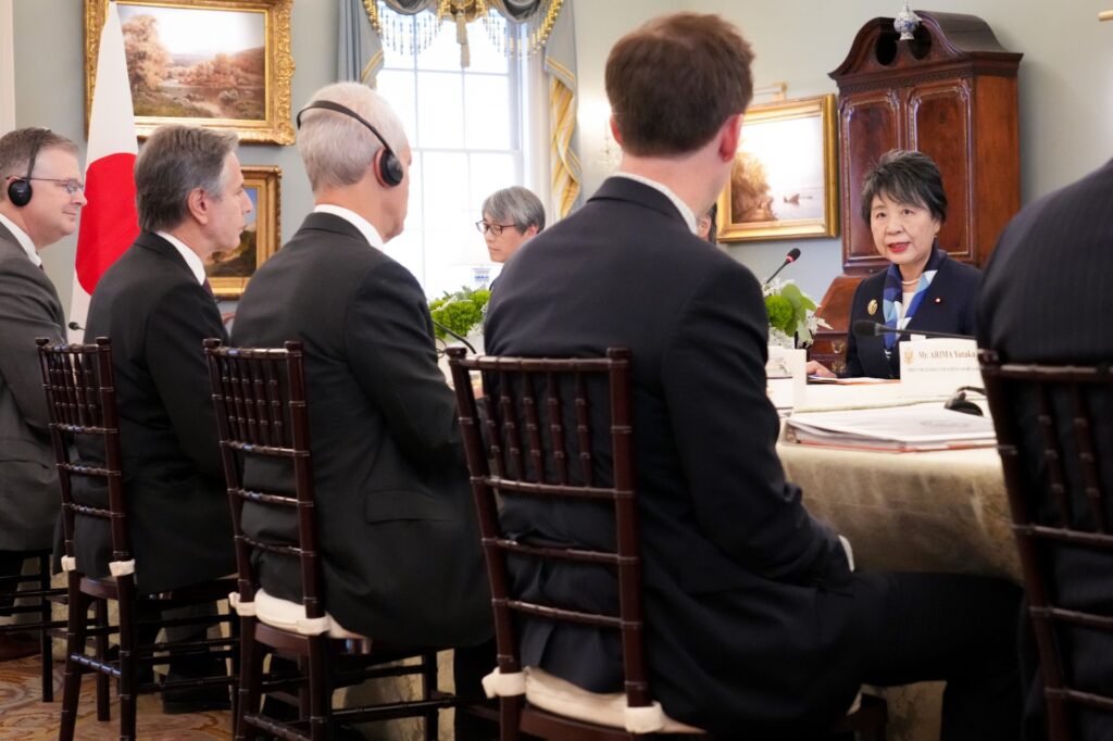 This is Kamikawa's first visit to Washington since becoming foreign minister in September last year. (MOFA)