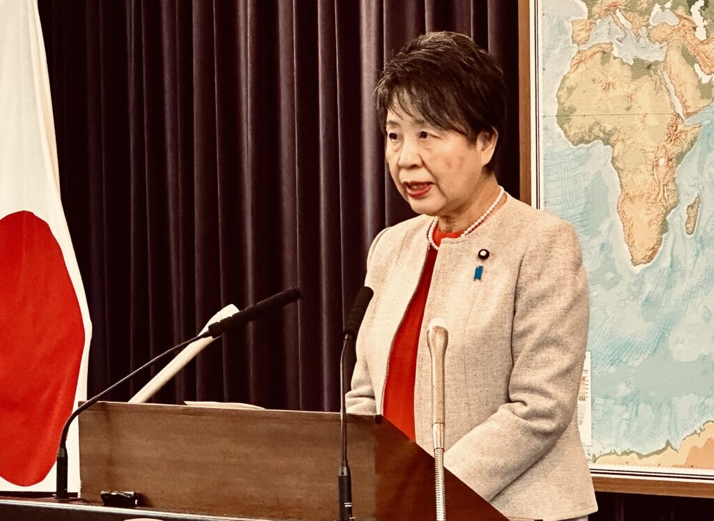 Foreign Minister KAMIKAWA Yuko. (ANJ)