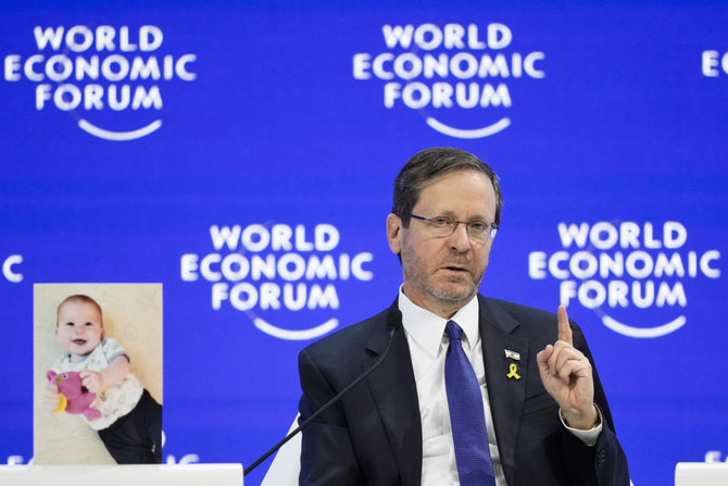 The annual meeting of the World Economic Forum is taking place in Davos from Jan. 15 until Jan. 19, 2024. (AP Photo/Markus Schreiber)