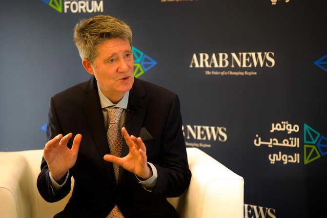 Rob Wood, commissioner of the Geoscience Data Analytics Center, speaking to Arab News.