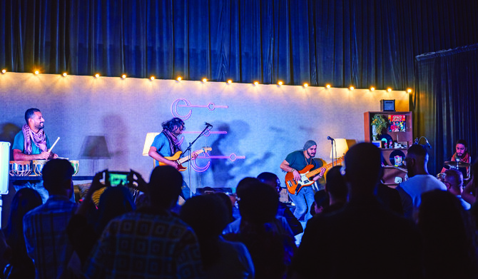 The Warehouse is one of Riyadh’s eminent performance spaces. Saudis today are growing up in a different society. Youngsters hope that venues and businesses can help foster new musicians in the country. (AN photo)