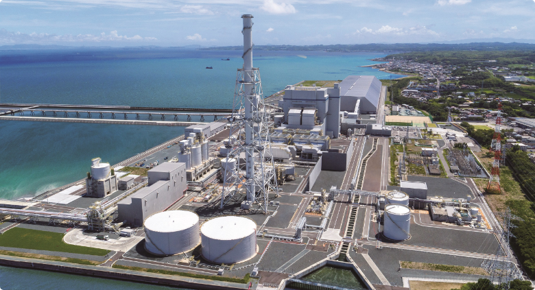 The Taketoyo plant's generation capacity is 1,070 MW, which is among the largest in Japan in terms of single unit output, according to the JERA website. (JERA)