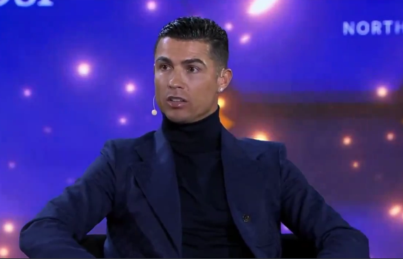Ronaldo was at the Globe Soccer Awards in Dubai. (Supplied)