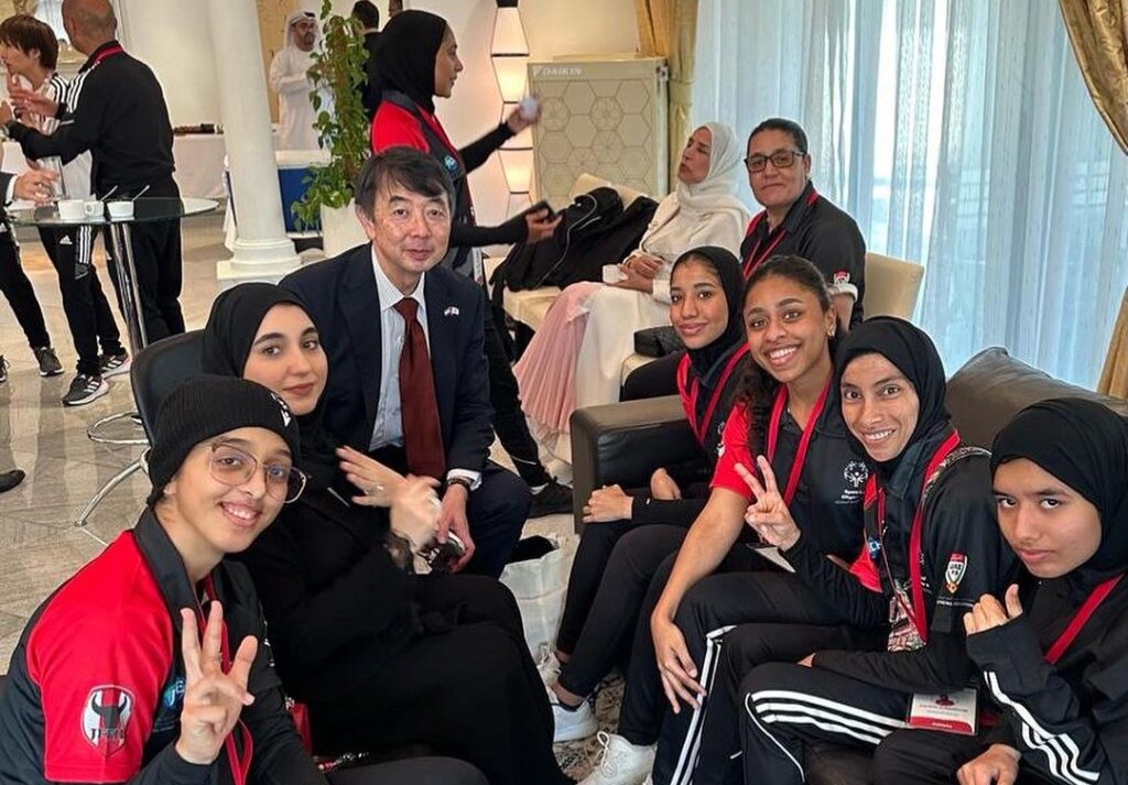 Imanishi told his guests that it was people that brought different cultures together and formed closer relations between countries, rather than diplomats and private sectors. (Instagram/@japan_cons_dubai)