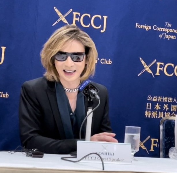 Expressing his joy, Yoshiki said he never imagined such a thing would happen. (ANJ)