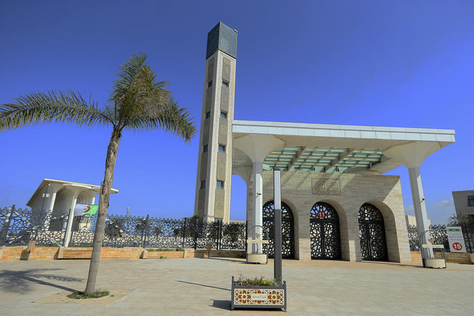 The Djamaa El-Djazair, or Algiers Great Mosque, is seen Wednesday, Feb.21, 2024 in Algiers. (AP)