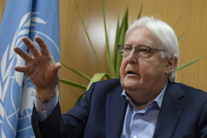 Martin Griffiths. (AFP/File)