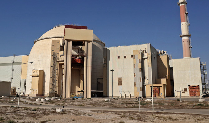 Iranian Bushehr Nuclear Power Plant, southeast of the city of the same name, October 8, 2021. (AFP/File)