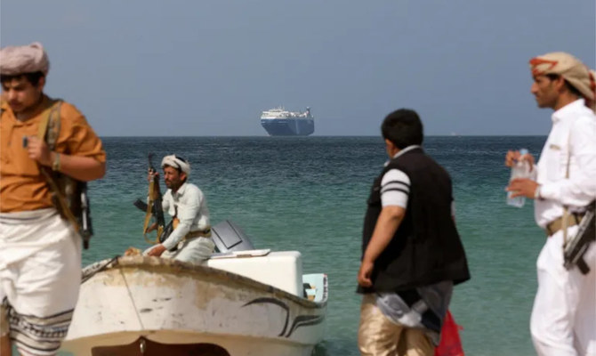 The Houthis have fired drones and ballistic missiles at commercial ships in the Red Sea in a bid to stop vessels bound for Israel from passing through the waterway. (Reuters/File Photo)