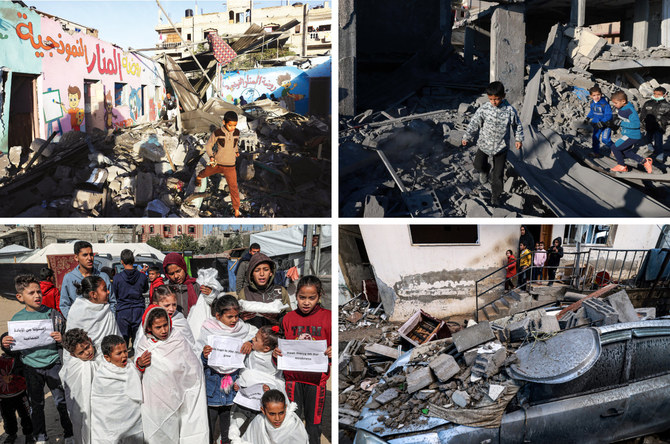 Academics warn the destruction of Gaza’s schools and other educational institutions by the Israeli military could end up creating a lost generation. (AFP photos)