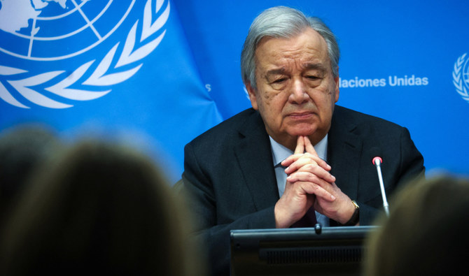 UN Secretary-General Antonio Guterres. (Reuters)
