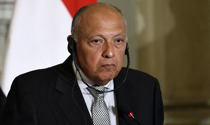 Egyptian Foreign Minister Sameh Shoukry. (AFP)