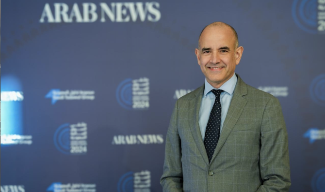 The European Director of Bloomberg, Constantin Cotzias, spoke to Arab News on the sidelines of the Capital Market Forum in Riyadh. AN photo by Huda Bashatah