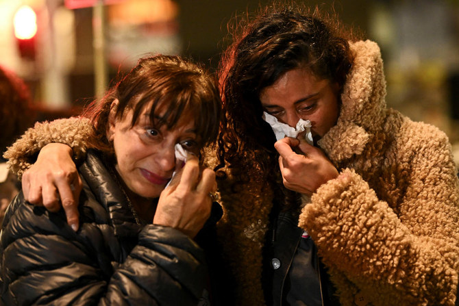 Demonstrators react during a rally calling for the release of hostages kidnapped in the deadly Oct. 7 attack on Israel by Hamas, in Tel Aviv, on Feb. 20, 2024. (Reuters)