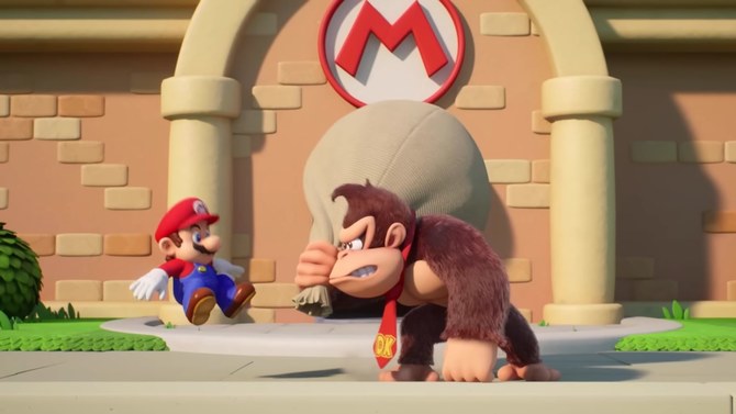 ‘Mario vs. Donkey Kong’ advertises itself as suitable for gamers aged three and above but has a choice of “casual” or “classic” style to guide you into a choice of difficulty. (Supplied)