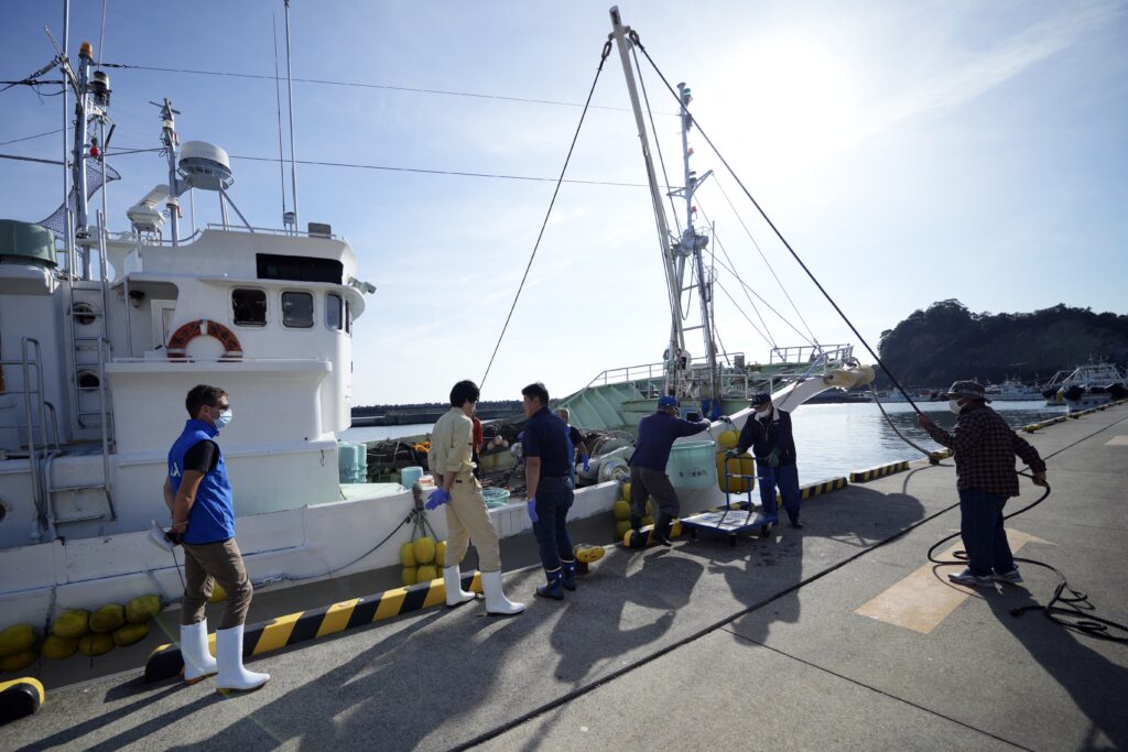 TEPCO plans to discharge a total of about 54,600 tons in seven rounds in fiscal 2024, which starts in April. (AFP)