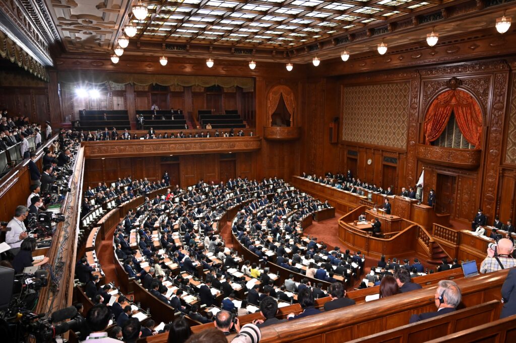 Komeito, the LDP's coalition partner, urged the LDP to fulfill accountability at the ethics panels. (AFP)