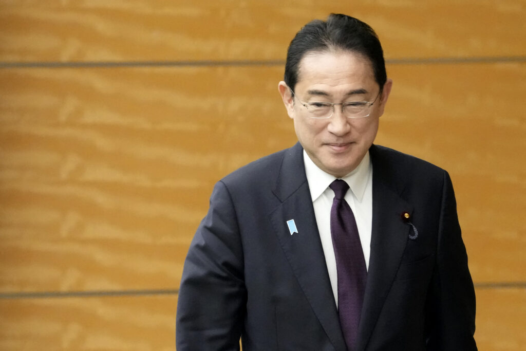 Kishida hopes to further strengthen the bilateral relationship by promoting mutual visits. (AFP)