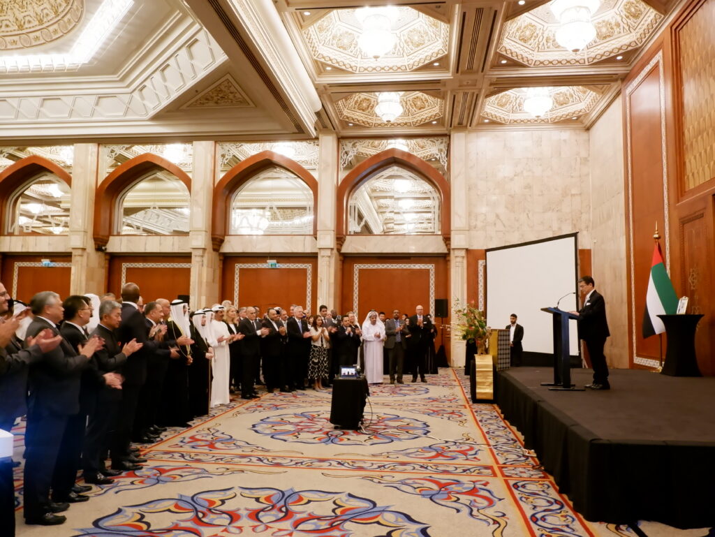 At InterContinental Abu Dhabi, guests were invited on behalf of the Japanese Ambassador to the UAE, Isomata Akio, to celebrate the occasion with traditional Japanese foods and performances. (Supplied)