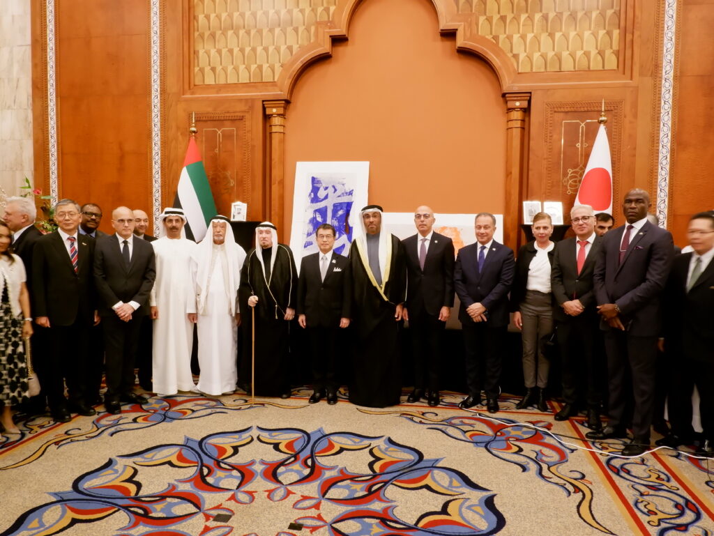 At InterContinental Abu Dhabi, guests were invited on behalf of the Japanese Ambassador to the UAE, Isomata Akio, to celebrate the occasion with traditional Japanese foods and performances. (Supplied)