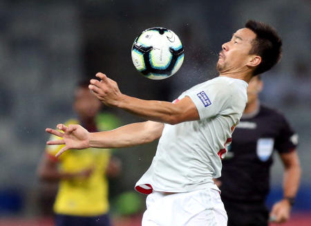 The 37-year-old Okazaki also finished as Japan's all-time third-highest scorer with 50 goals in 119 appearances. (Reuters)
