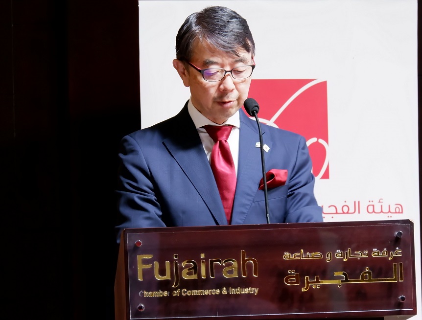 The opening ceremony started with a speech from Imanishi Jun, Consul General of Japan in Dubai and Northern Emirates.
