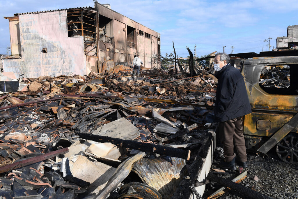 In Ishikawa Prefecture, the death toll from the 7.6-magnitude earthquake stood at 238 as of 2 p.m. Wednesday. (AFP/file)