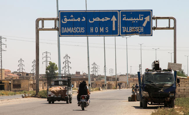 Five civilians were killed in Syria's Homs countryside after being targeted by a