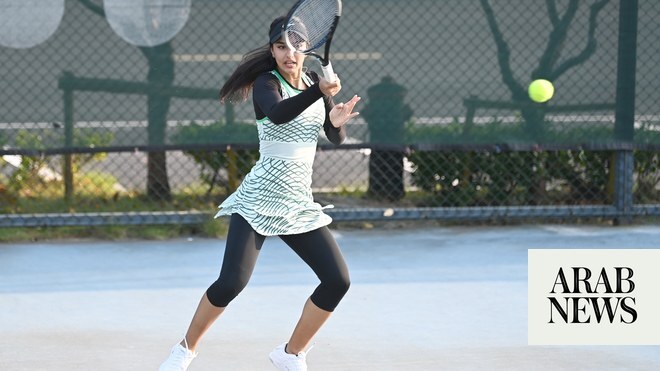 Saudi tennis player Yara Alhogbani.