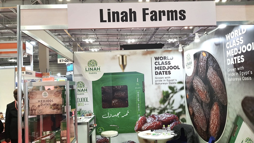 Linah Farms represented the Arab world with their Medjool dates, which they are trying to introduce to the Japanese market. (ANJ)