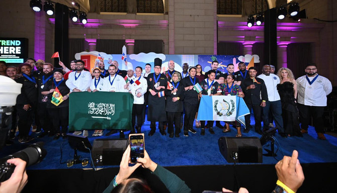 The Saudi Embassy in the US won second place in the People’s Choice category at the Embassy Chef Challenge held recently at Union Station in Washington, D.C. (SPA)