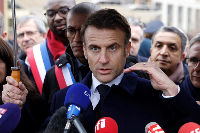 France's President Emmanuel Macron. (Reuters)