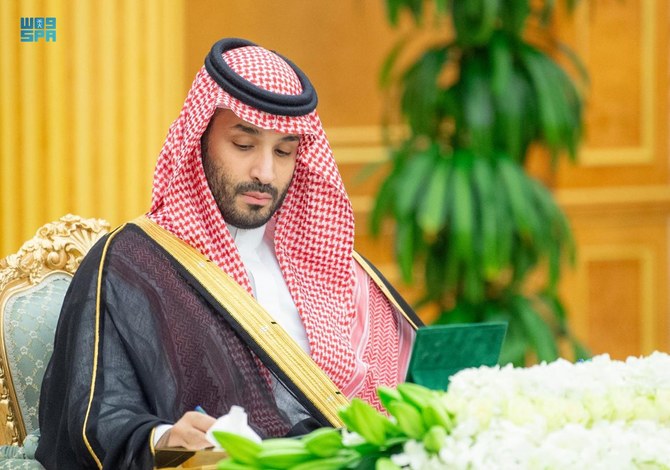 The Cabinet meeting was chaired by Crown Prince Mohammed bin Salman. (SPA)