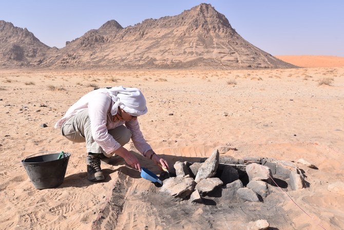 Archeologists armed with the latest scientific techniques found that stone fragments uncovered in Saudi Arabia’s Jebel Oraf were actually tools used by Neolithic people for grinding plants, bones, and pigments. (Photos: Supplied)