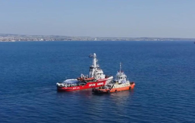 The Open Arms is said to be off the coast of Gaza. (X.com)