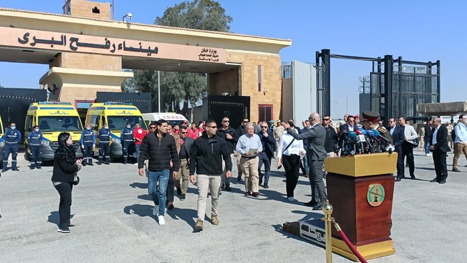 United Nations Secretary-General Antonio Guterres in Rafah, amid the ongoing conflict between Israel and Hamas, in Egypt March 23, 2024. (AN Photo/Nadia Al Faour)