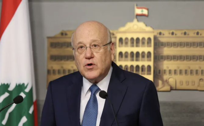 Najib Mikati, said on Monday that countries should pressure Israel to stop attacking Lebanon. (Reuters/File Photo)